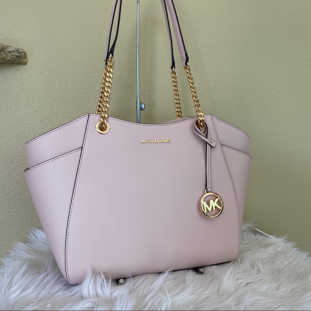 Michael Kors jet set Large chain shoulder tote bag - Picture 11 of 13